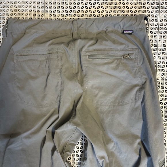 Patagonia Women’s Cargo Trail Hiking Walking Pants in Gray w/Drawstring - Picture 4 of 9
